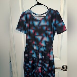 LulaRoe Amelia Dress Size Medium (pockets)